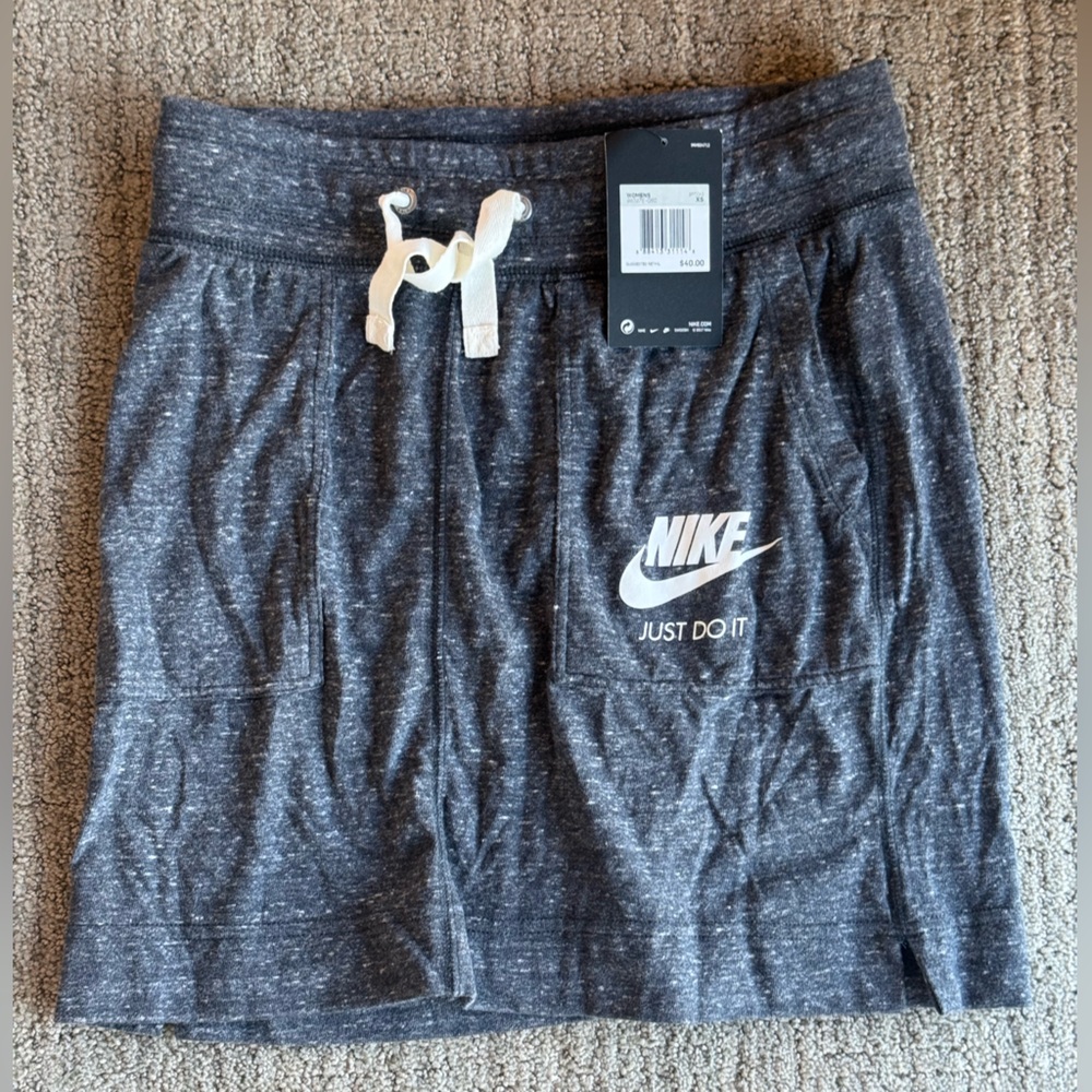 Nike Charcoal Lounge Skirt — NEW WITH TAGS